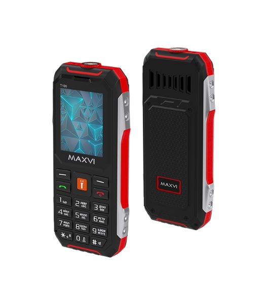 Мобильный телефон Maxvi T100 красный