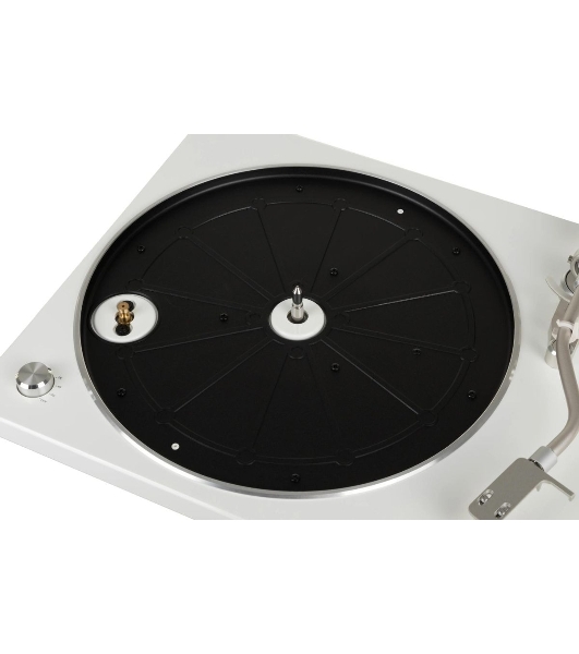 Проигрыватель винила Denon DP-400F, частично автоматический, белый