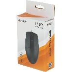 Мышь проводная A4Tech OP-330S черный, 1200 dpi, USB, кнопки - 3, фото2