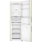 Холодильник Haier CEF536CCG бежевый двухкамерный 240/105 л морозилка снизу, No Frost, фото3
