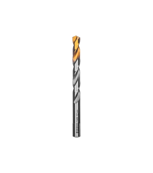 Сверло спиральное по металлу Denzel 12 x 151мм, Р6М5, Golden Tip