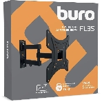 Кронштейн для телевизора Buro FL3S черный, 20'-48' макс. 15 кг, настенный, поворотно-выдвижной и наклонный, фото7