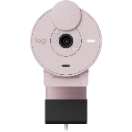 Веб-камера Logitech Brio 300 1920x1080, 30 кадр/с, USB Type-C, микрофон (шумоподавление), автоматическая фокусировка, автоосвещение, универсальное крепление розовый, фото2