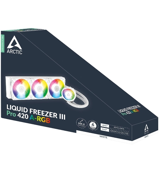 Система жидкостного охлаждения Arctic Cooling Liquid Freezer III Pro 420 Multi Compatible All-In-One CPU Water Cooler (ACFRE00189A)