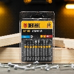 Набор бит Denzel SL5,0х50, сталь S2, шестигранный профиль, 10 шт., фото2