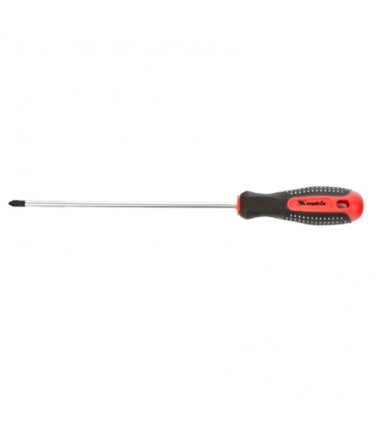 Отвертка Matrix fusion 11442 ph2х 200мм crv 3-х компонентная рукоятка anti slip