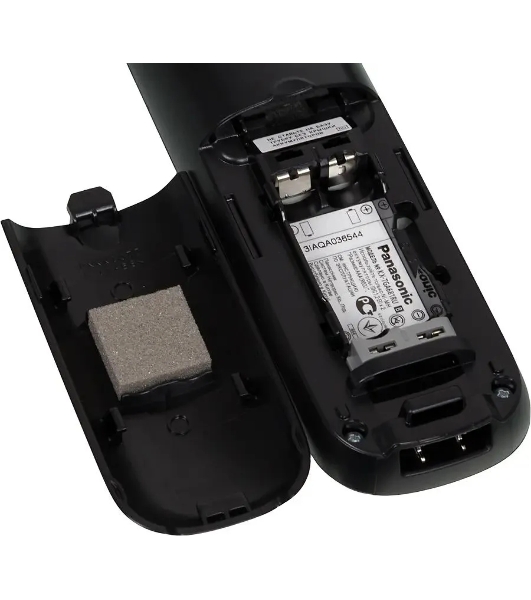 Телефон беспроводной (DECT) Panasonic KX-TG6811RUB черный Беспроводной DECT,40 мелодий,телефонный справочник 120 зап.