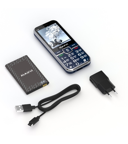 Мобильный телефон Maxvi P18i синий