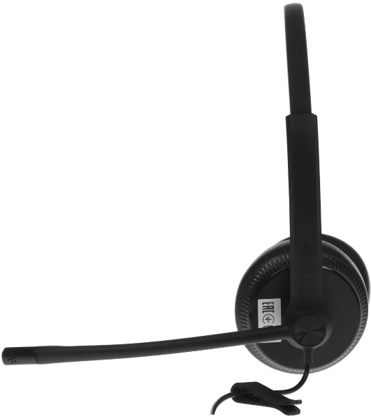 Гарнитура Yealink YHS34 Dual чёрный, проводная