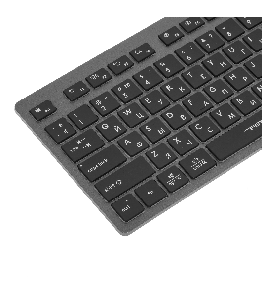 Клавиатура A4Tech Fstyler FX60H проводная, USB Type-A, серый