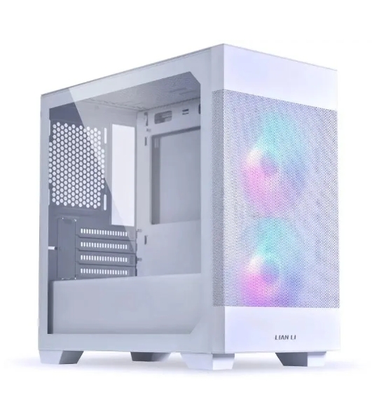 Компьютерный корпус Lian-Li Lancool 205M Mesh белый без БП ATX 2xUSB 3.0 audio bott PSU