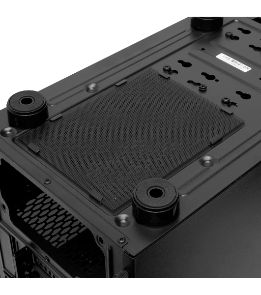 Компьютерный корпус без блока питания Case HSPD M540, Mesh Mid Tower, черный, TG, 0.45 SPCC, no fans, ATX, mATX, mITX, 160/300/150мм, 2x2.5', 2x3.5', 7xPCI, 1xUSB-A 3.0, 2xUSB-A 2.0, 365x216x405мм