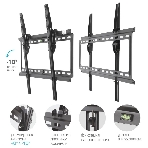 Кронштейн Kromax IDEAL-2 new черный, 32'-90', max 55 кг, VESA 600x400 мм, фото2