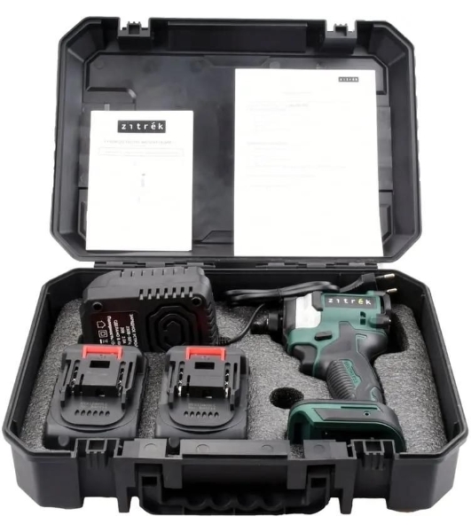 Винтоверт Zitrek DKIS20 PRO 20Вт аккум. патрон:шестигр.1/4' (кейс в комплекте) (085-1018)