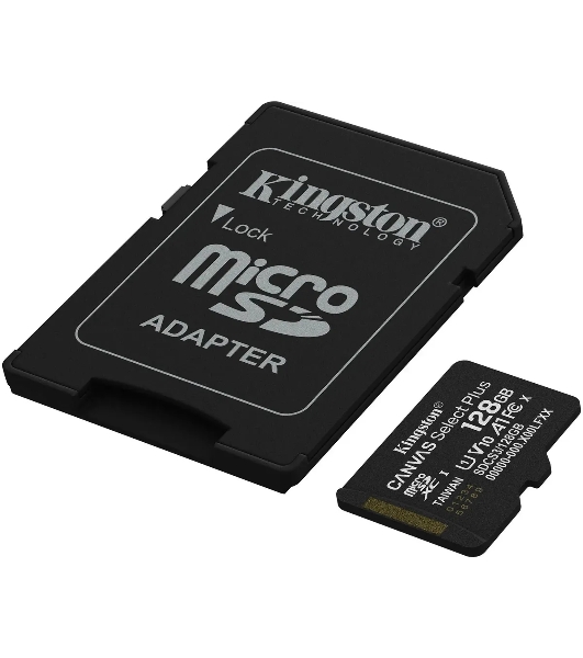 Флеш карта microSDXC 128Gb Kingston SDCS3/128Gb Canvas Select Plus + adapter