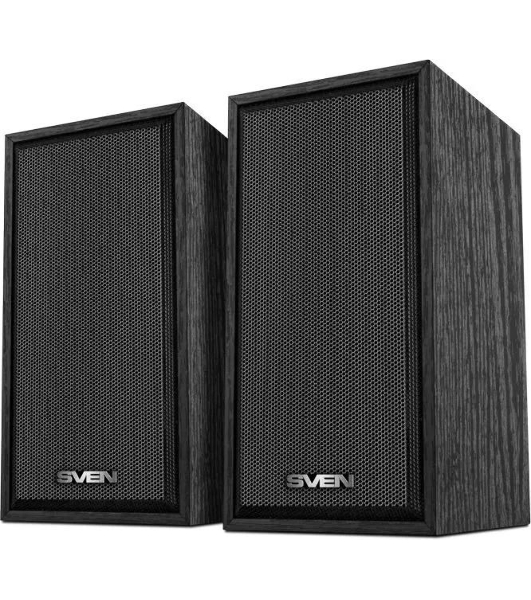 Акустическая система SVEN SPS-509 2.0 (2x3W, USB+БП) дерево, черный
