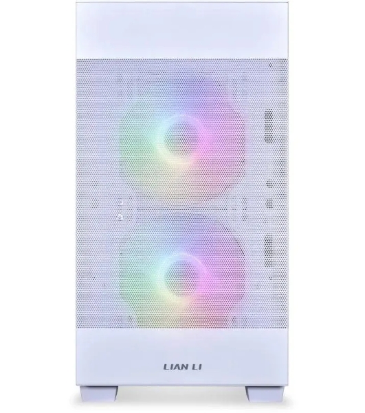 Компьютерный корпус Lian-Li Lancool 205M Mesh белый без БП ATX 2xUSB 3.0 audio bott PSU
