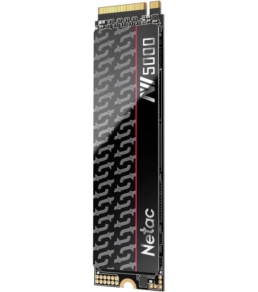 Накопитель SSD Netac NV5000-T, 1Tb, M.2 2280, PCIe 4.0 x4, NVMe, R/W 4800/4600, с радиатором