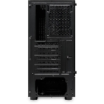 Компьютерный корпус без блока питания Case HSPD M540, Mesh Mid Tower, черный, TG, 0.45 SPCC, no fans, ATX, mATX, mITX, 160/300/150мм, 2x2.5', 2x3.5', 7xPCI, 1xUSB-A 3.0, 2xUSB-A 2.0, 365x216x405мм, фото3