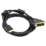 Кабель 5bites APC-073-020 HDMI M, DVI M (24+1) double link, зол.разъемы, ферр.кольца, 2м., фото2