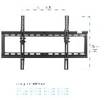 Кронштейн Kromax IDEAL-2 new черный, 32'-90', max 55 кг, VESA 600x400 мм, фото3