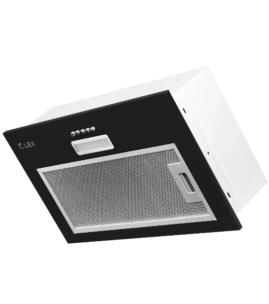 Вытяжка встраиваемая LEX GS Bloc LIGHT 600 черный, 53 см, 500 куб. м/ч, 44 дБ