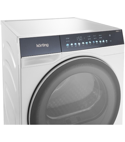 Сушильная машина Korting KD 69IHP10 белый, 10 кг, сушка - конденсационная, программ - 12, 59.5 x 85 x 62.7 см
