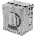 Электрочайник SUPRA KES-1801S серебристый/черный, 1.8 л, 1500 Вт, скрытый нагревательный элемент, фото3