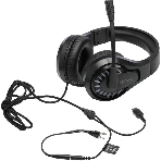 Гарнитура Bloody G230P чёрный, проводная, USB, подсветка, фото13