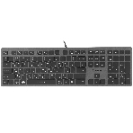 Клавиатура A4Tech Fstyler FX60H проводная, USB Type-A, серый, фото9