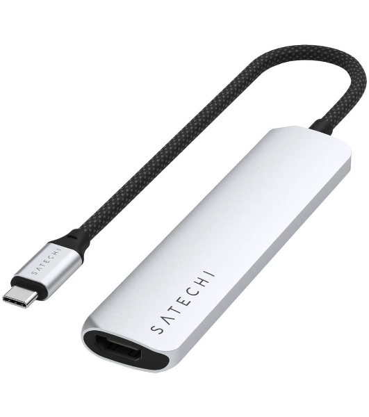 Док-станция Satechi ST-P6SS, USB Type-C, USB Type-C/HDMI/2xUSB Type-A/SD/microSD, USB Type-C