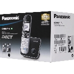 Телефон беспроводной (DECT) Panasonic KX-TG6811RUB черный Беспроводной DECT,40 мелодий,телефонный справочник 120 зап., фото8