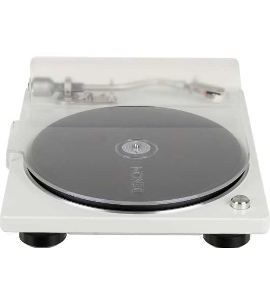 Проигрыватель винила Denon DP-400F, частично автоматический, белый