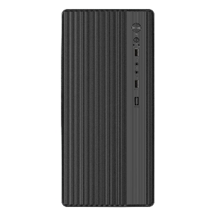Корпус ExeGate BAA-503-AA500, Mini-Tower, чёрный, 1 x 80/90 мм, БП 500 Вт