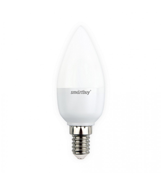 Светодиодная (LED) лампа Smartbuy-C37-05W/4000/E14 свеча на ветру матовая