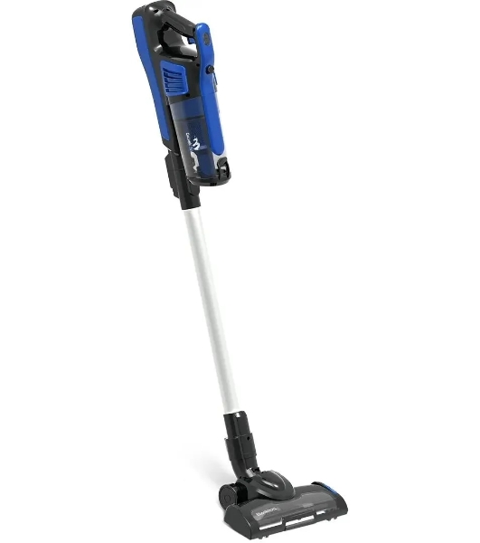 Пылесос вертикальный Blackton Bt VCA1401B черный/синий, питание от аккумулятора, 25 Вт, уборка сухая, пылесборник 0.6 л, работа от АКБ max 40 мин