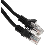 Патч-корд Premier PP12-1.5M/BK 1000Гбит/с UTP 4 пары cat.5E CCA molded 1.5м черный RJ-45 (m)-RJ-45 (m), фото 1