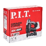 Степлер аккумуляторный P.I.T. PST20H-30/625A Solo скобы тип 18Ga/600: 15-25мм гвозди тип 18Ga/F: 15-32мм, фото3