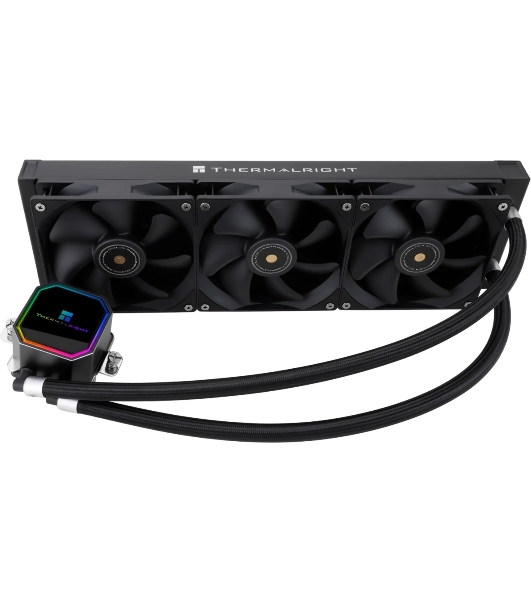 Система водяного охлаждения Thermalright Frozen Prism 360 Soc-AM5/AM4/1151/1200/2066/1700 черный 4-pin 27dB Al Ret (F-PRISM-360-BL)