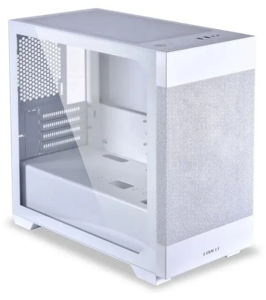 Компьютерный корпус Lian-Li Lancool 205M Mesh белый без БП ATX 2xUSB 3.0 audio bott PSU