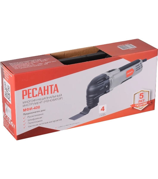 Многофункциональный инструмент (реноватор) МФИ-400 в кейсе Ресанта