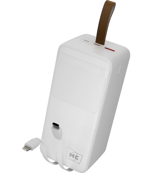 Портативный аккумулятор MORE CHOICE (4620202552860) PB59-50 50000mAh 1USB+1Type-C+1micro-USB 3.0A 22.5W+PD20W+QC3.0, белый