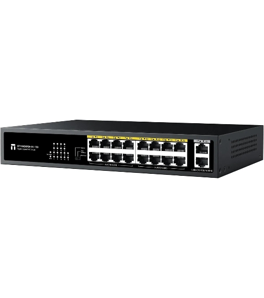 Коммутатор Netis ST118GHPDI-2G-130 16x100Мбит/с 2x1Гбит/с 16PoE 130W неуправляемый