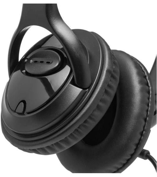Гарнитура Exegate 960 USB Stereo чёрный, проводная, USB, регулятор громкости