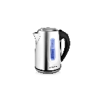 Электрочайник BRAYER BR1014 серебристый, 1.7 л, 2200 Вт, скрытый нагревательный элемент, фото 1
