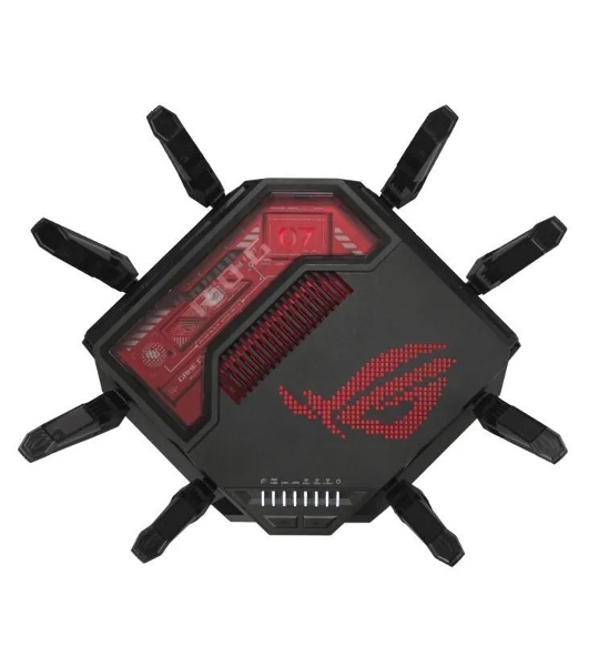 Маршрутизатор ASUS GT-BE19000, черный/красный, 90IG0850-MO9A0V