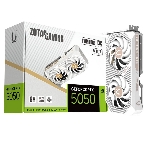 Видеокарта Zotac GAMING GeForce RTX 5050 TWIN EDGE OC WHITE ED, NVIDIA RTX 5050, 8 ГБ GDDR6, 128 бит, PCI-e 5.0, 1xHDMI, 3xDP, 2602 МГц, фото8