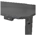 Стол игровой Cactus CS-EDL-GbK столешница МДФ черный, каркас черный, фото6