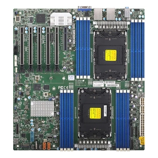 Серверная материнская плата Supermicro MBD-X13DAI-T-B, 2xLGA4677, Intel C741, 16xDDR5, 10xSATA, 2xM.2, 5xPCIe 5.0 x16, 1xPCIe 5.0 x8, 1xVGA, 2x 10Gb LAN, 6xUSB 3.0, 2xUSB 2.0, 1xUSB 3.2 Gen 1, E-ATX