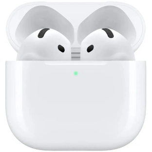 Наушники TWS Apple AirPods 4 (A3050/A3053/A3058) белый, вкладыши, Bluetooth, до 5 ч